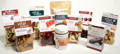 Trockenpilze, Vitalpilze, Vitalsuppe, Risottos, Tee