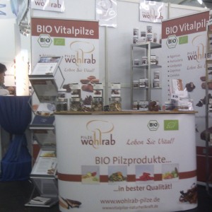 Unser Messestand auf dem Heilpraktiker-Kongress des Südens.