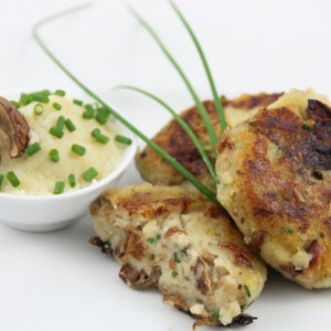 Julia_Kichererbsenplätzchen mit Steinpilz