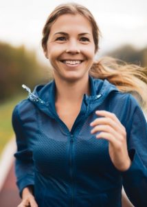 Frau beim Sport