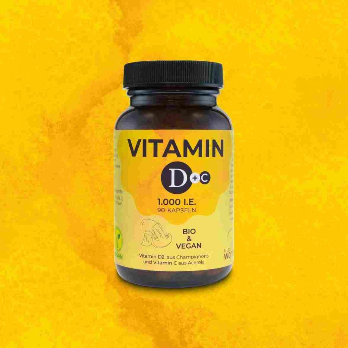 Ein neues Produkt von uns für euch: Vitamin D aus Pilzen als Nahrungsergänzung Vitamin D+C Kapseln