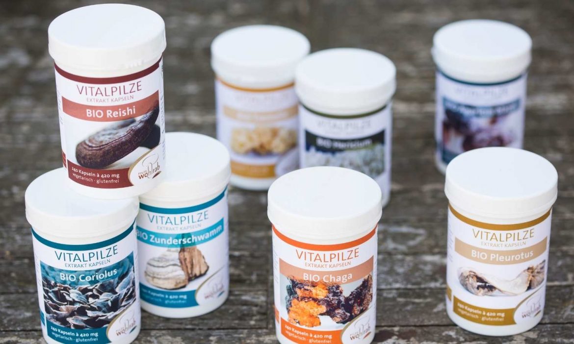 Vitalpilze: Extrakte und Pulver